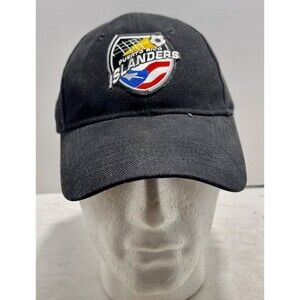 Puerto Rico Islanders Football Logo Cap Black One Size Fits All  NWOT